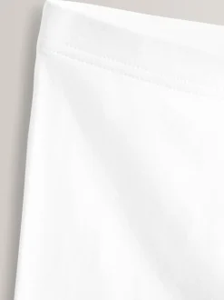 Shorts En Rokken*Next - Verpakking van 5 stretchy fietsshorts met hoog katoengehalte (3-16jr) Wit