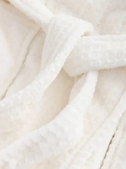 Badjassen|Next - Waffle Cosy Robe Wit