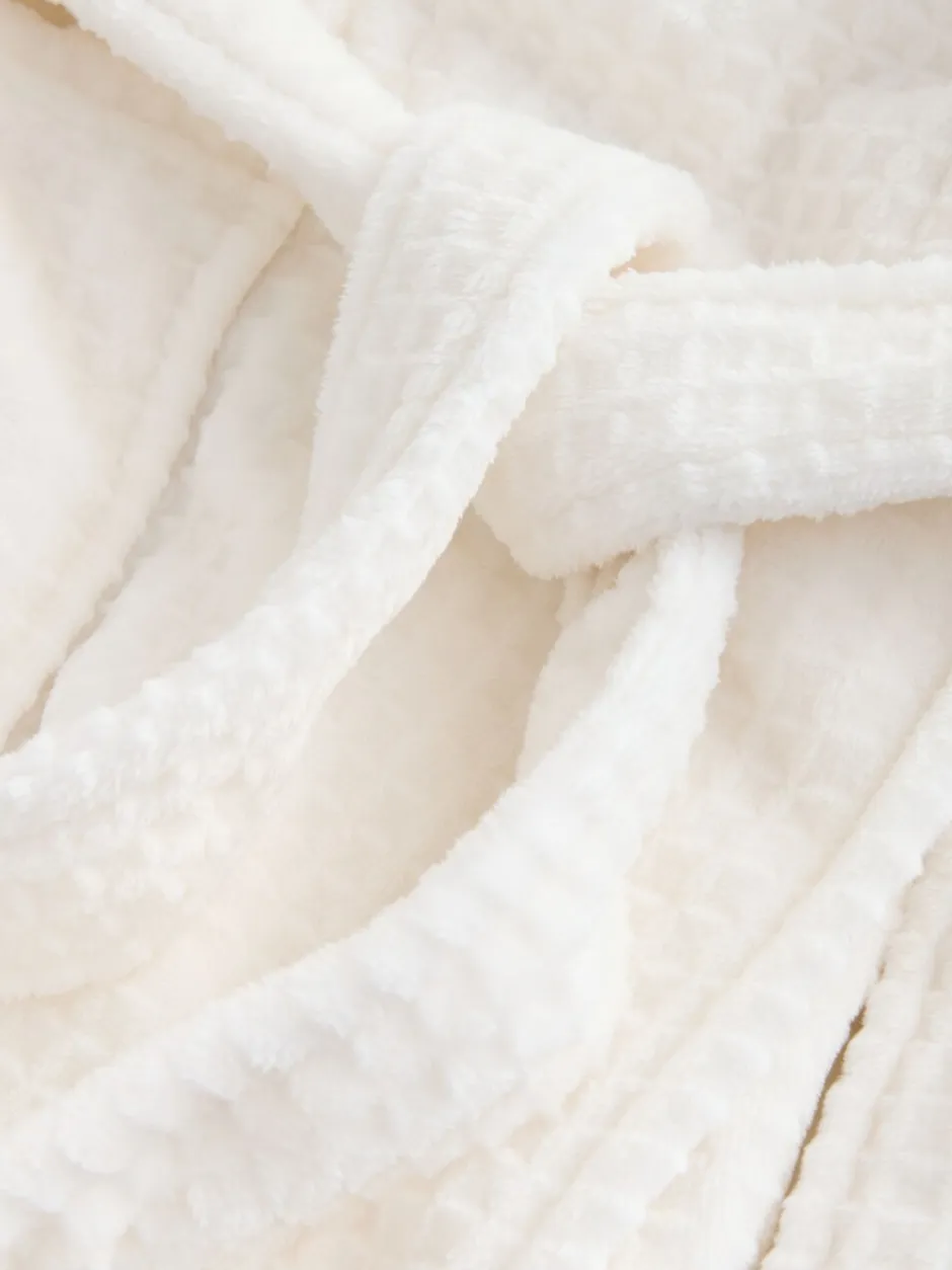 Badjassen|Next - Waffle Cosy Robe Wit