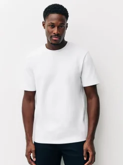 T-Shirts En Hemden*Next Wit - Zacht aanvoelend dik T-shirt