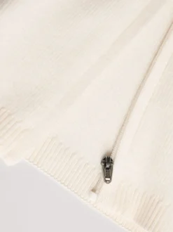 Gebreide Kleding|Next Wit gebreid - Babyvest