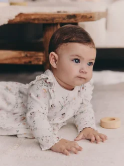 Tops|Sets En Outfits*Next Wit met elfje - Long Sleeve Frill Top And Leggings Baby 2 Piece Set (0mths-2yrs)