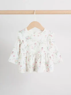 Tops|Sets En Outfits*Next Wit met elfje - Long Sleeve Frill Top And Leggings Baby 2 Piece Set (0mths-2yrs)