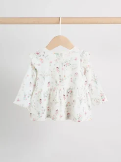 Tops|Sets En Outfits*Next Wit met elfje - Long Sleeve Frill Top And Leggings Baby 2 Piece Set (0mths-2yrs)