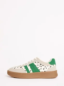 Sneakers|Friends Like These Wit met stippen - Lace Up Retro Gumsole Sports Trainers