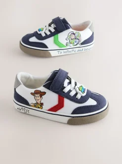 Sneakers*Next Wit Toy Story - Sneakers met klittenbandsluiting en elastische veters