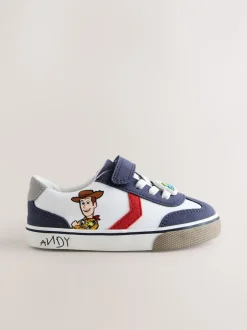 Sneakers*Next Wit Toy Story - Sneakers met klittenbandsluiting en elastische veters