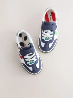 Sneakers*Next Wit Toy Story - Sneakers met klittenbandsluiting en elastische veters