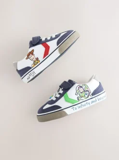 Sneakers*Next Wit Toy Story - Sneakers met klittenbandsluiting en elastische veters
