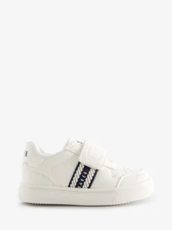 Babyschoenen|Sneakers*Baker by Ted Baker - sneakers met logobies voor jongens Wit/blauw