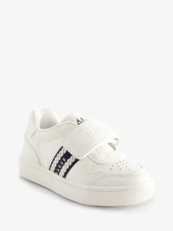 Babyschoenen|Sneakers*Baker by Ted Baker - sneakers met logobies voor jongens Wit/blauw