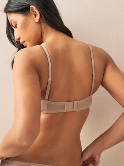Beha's|Next - Verpakking van 2 strapless multiway beha's met lichte vulling in cupmaten A-E Wit/huidskleur