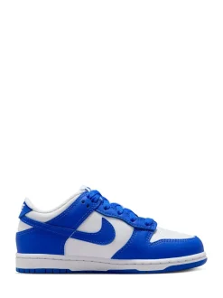 Sneakers|Sneakers*Nike Wit/Hyper Royal Blue - Junior Dunk Low sportschoenen