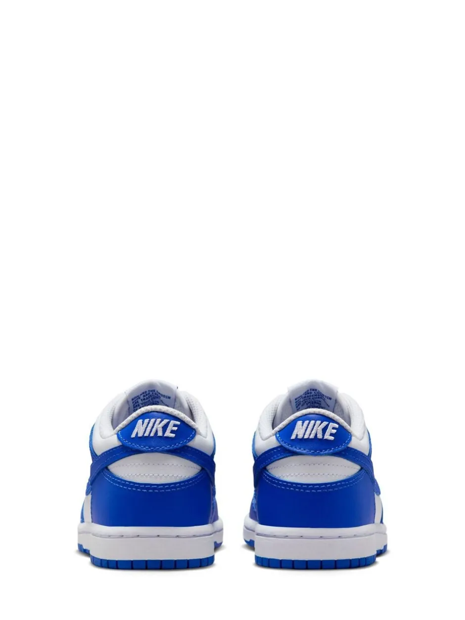 Sneakers|Sneakers*Nike Wit/Hyper Royal Blue - Junior Dunk Low sportschoenen