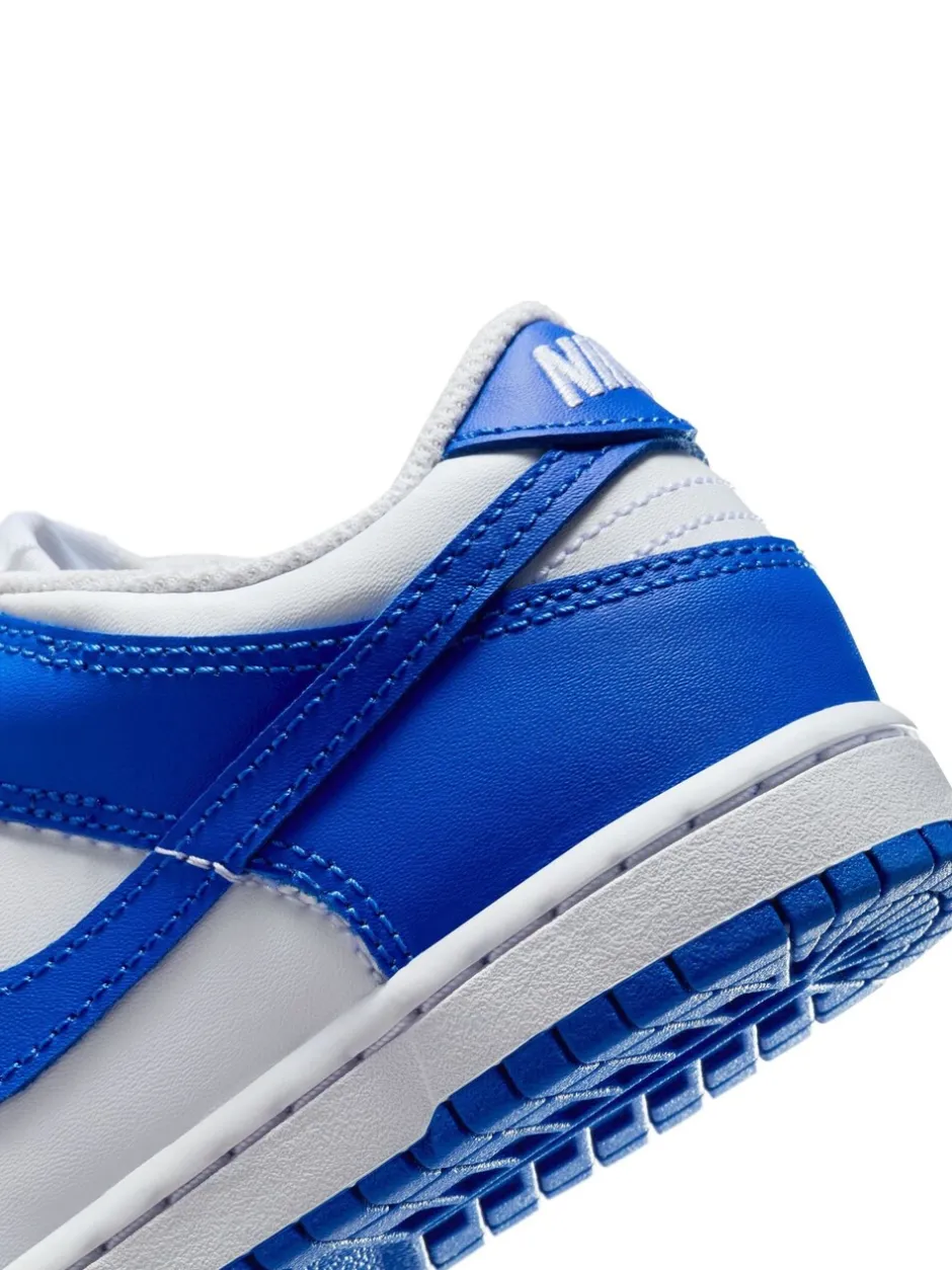 Sneakers|Sneakers*Nike Wit/Hyper Royal Blue - Junior Dunk Low sportschoenen