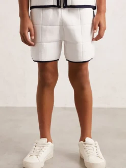 Shorts*Reiss - Barbor Shorts Wit/marineblauw