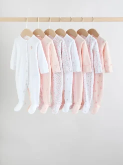 Multipacks|Babypakjes En Babypyjama's*Next Wit/roze - Babypyjama (0-2jr)