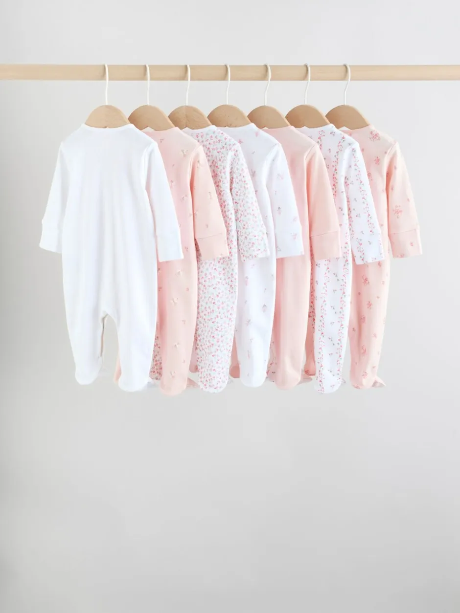 Multipacks|Babypakjes En Babypyjama's*Next Wit/roze - Babypyjama (0-2jr)
