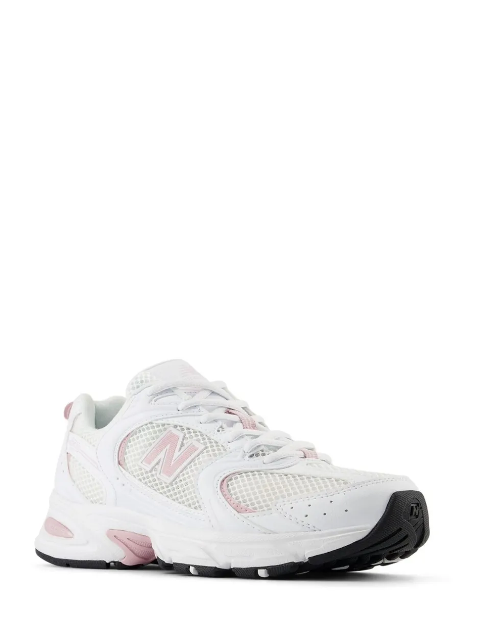 Sneakers*New Balance Wit/roze - 530 damessneakers