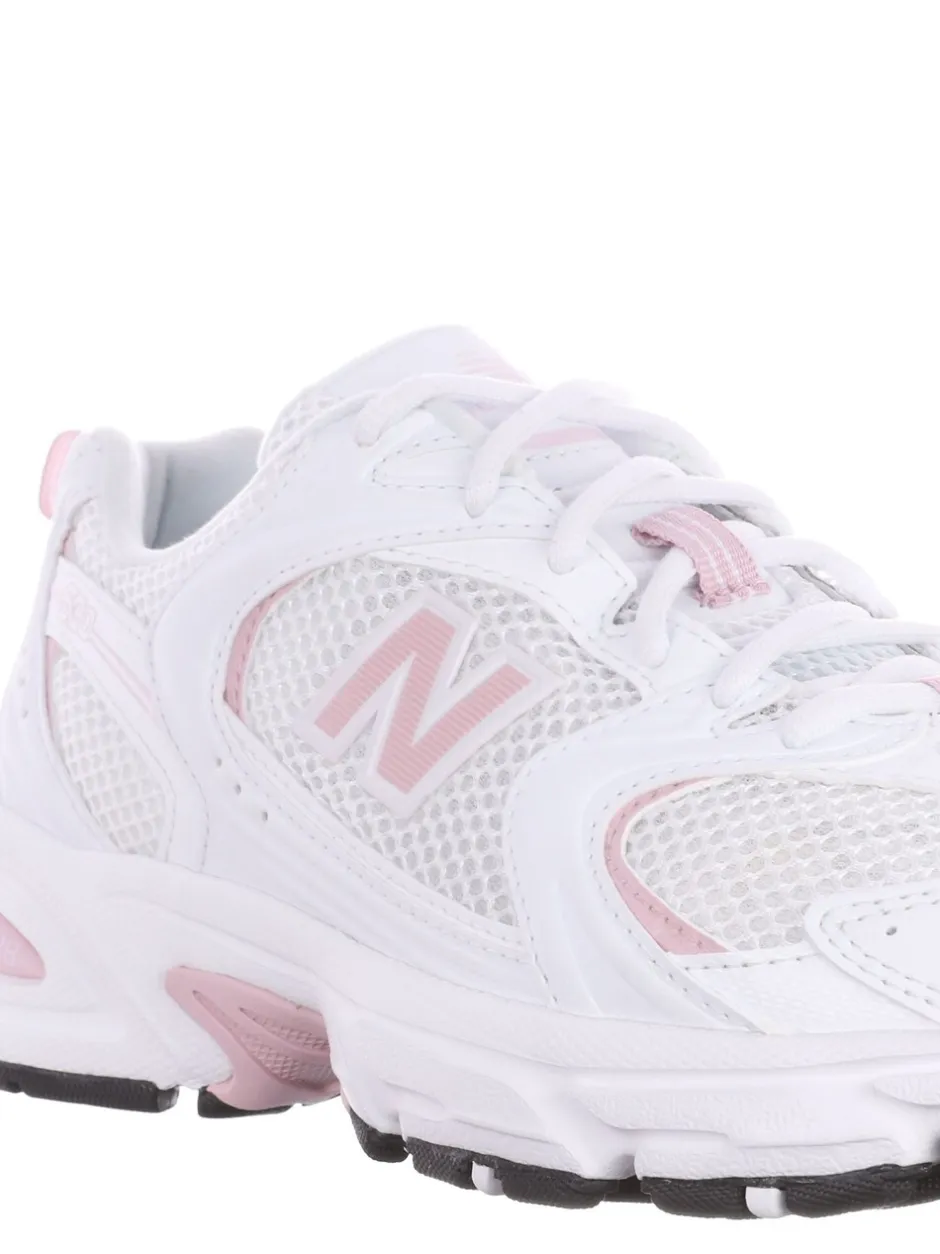 Sneakers*New Balance Wit/roze - 530 damessneakers