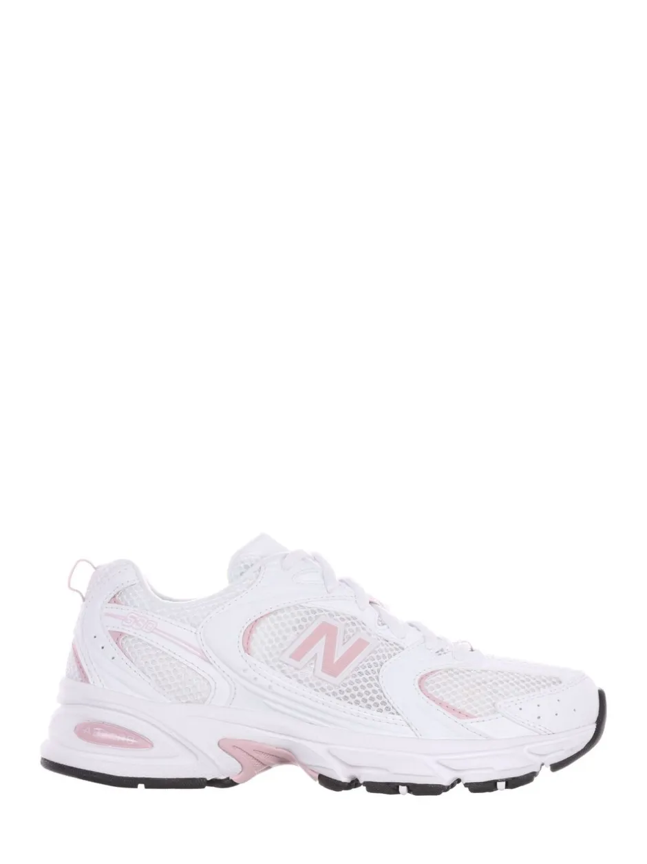 Sneakers*New Balance Wit/roze - 530 damessneakers
