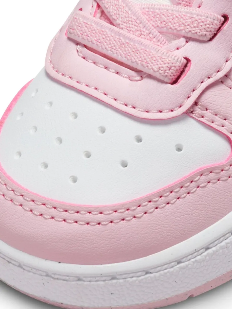 Sneakers|Sneakers|Nike Wit/roze - - Court Borough - Lage recraft-peutersneakers