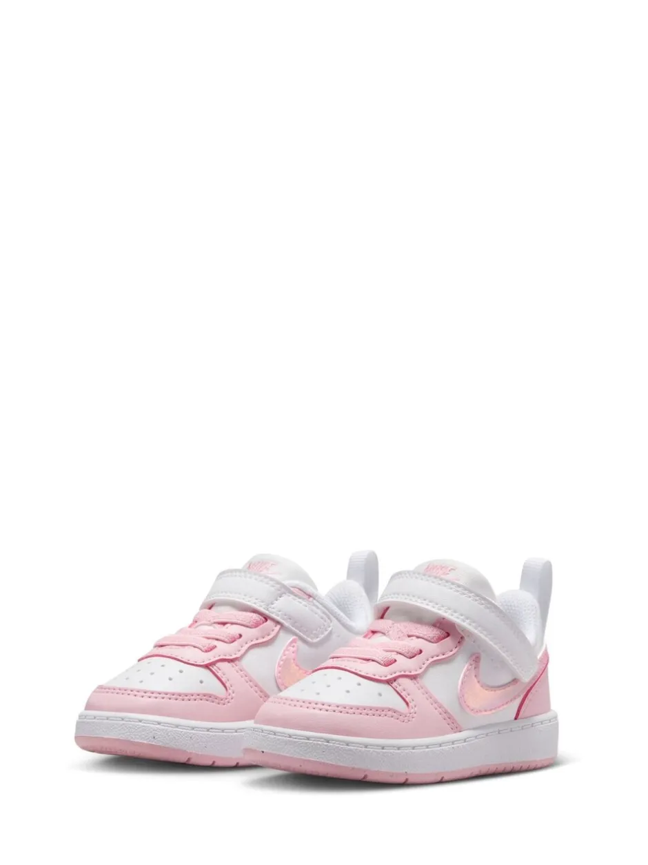 Sneakers|Sneakers|Nike Wit/roze - - Court Borough - Lage recraft-peutersneakers