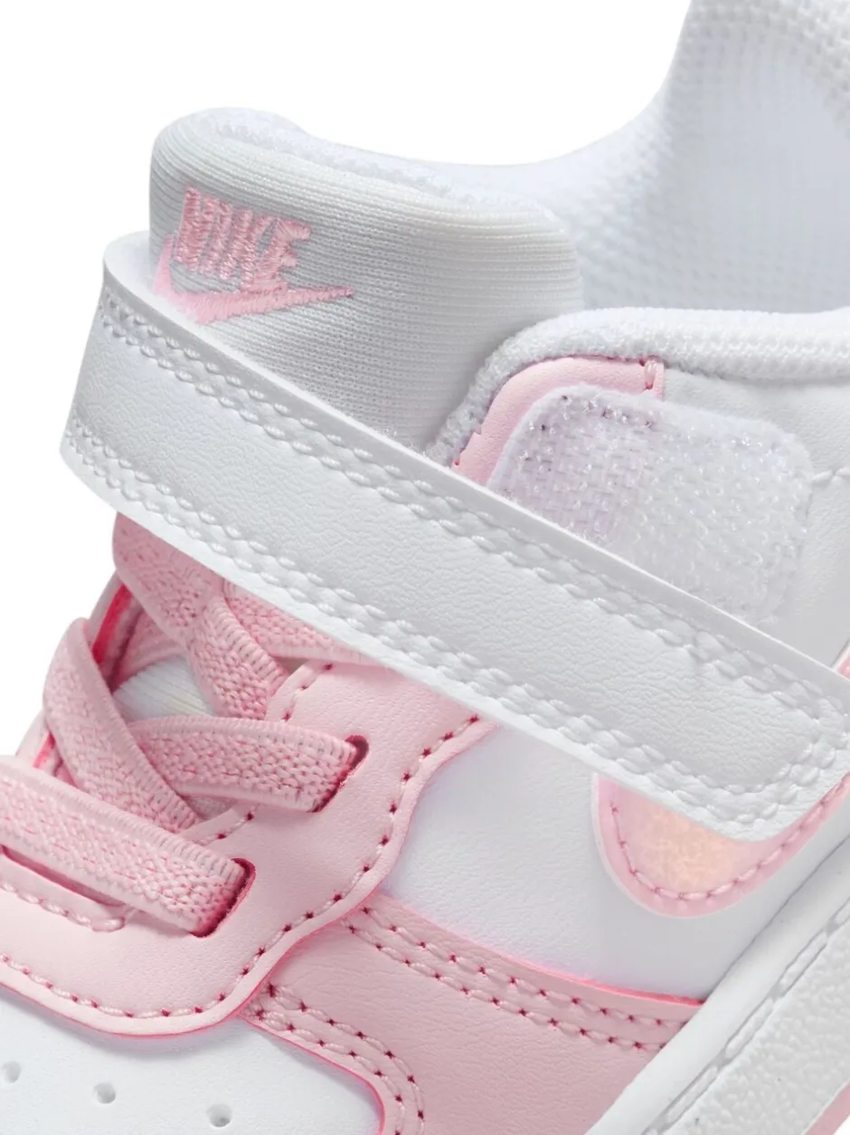 Sneakers|Sneakers|Nike Wit/roze - - Court Borough - Lage recraft-peutersneakers