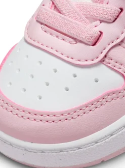 Sneakers|Sneakers|Nike Wit/roze - - Court Borough - Lage recraft-peutersneakers