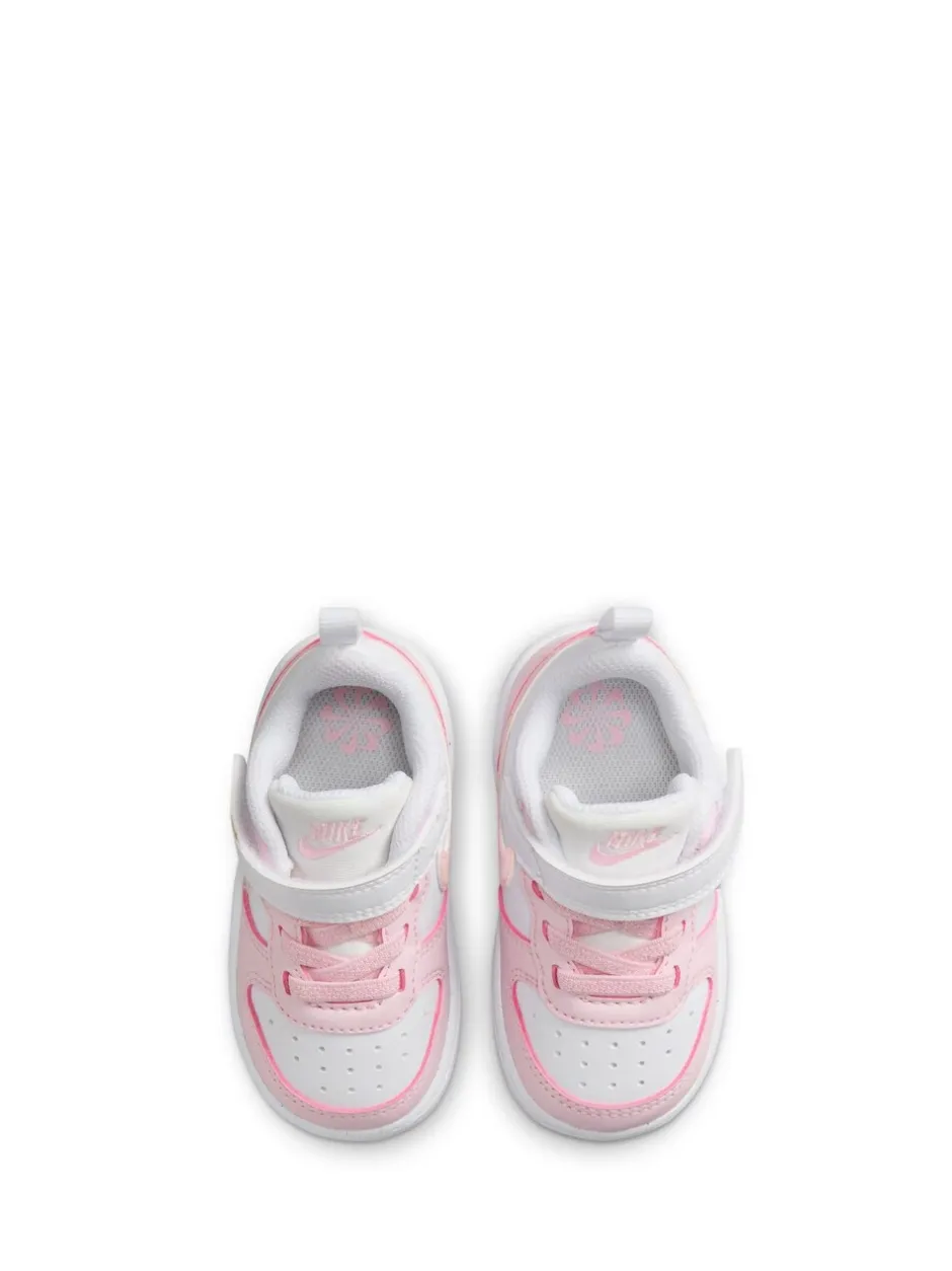 Sneakers|Sneakers|Nike Wit/roze - - Court Borough - Lage recraft-peutersneakers