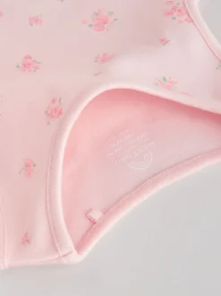 Rompertjes En Hemdjes|Next Wit/roze - Set van 5 katoenen hemdrompertjes voor baby's
