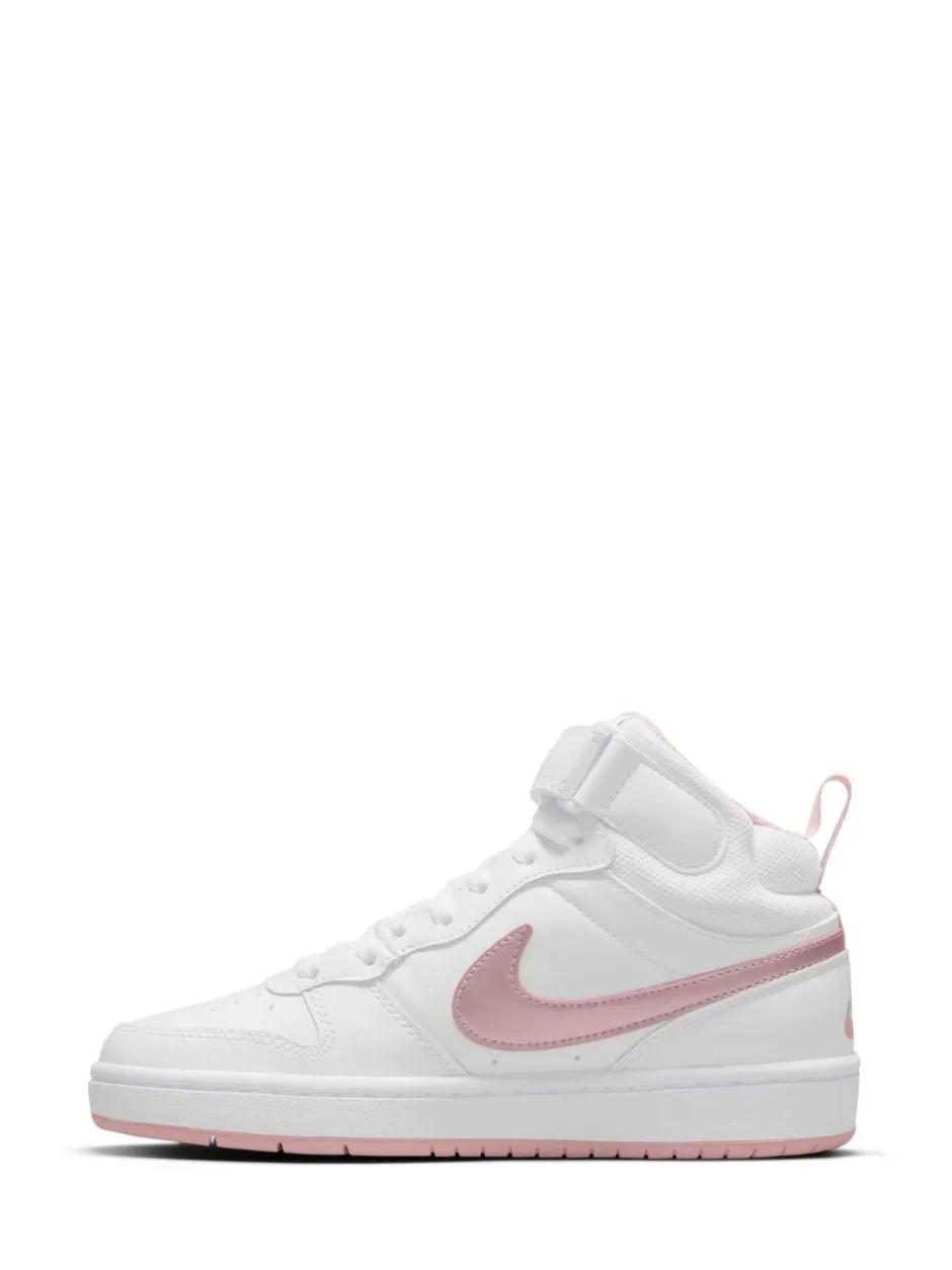 Sneakers|Sneakers*Nike Wit-roze glazuur - Court Borough Mid sneakers voor jeugd