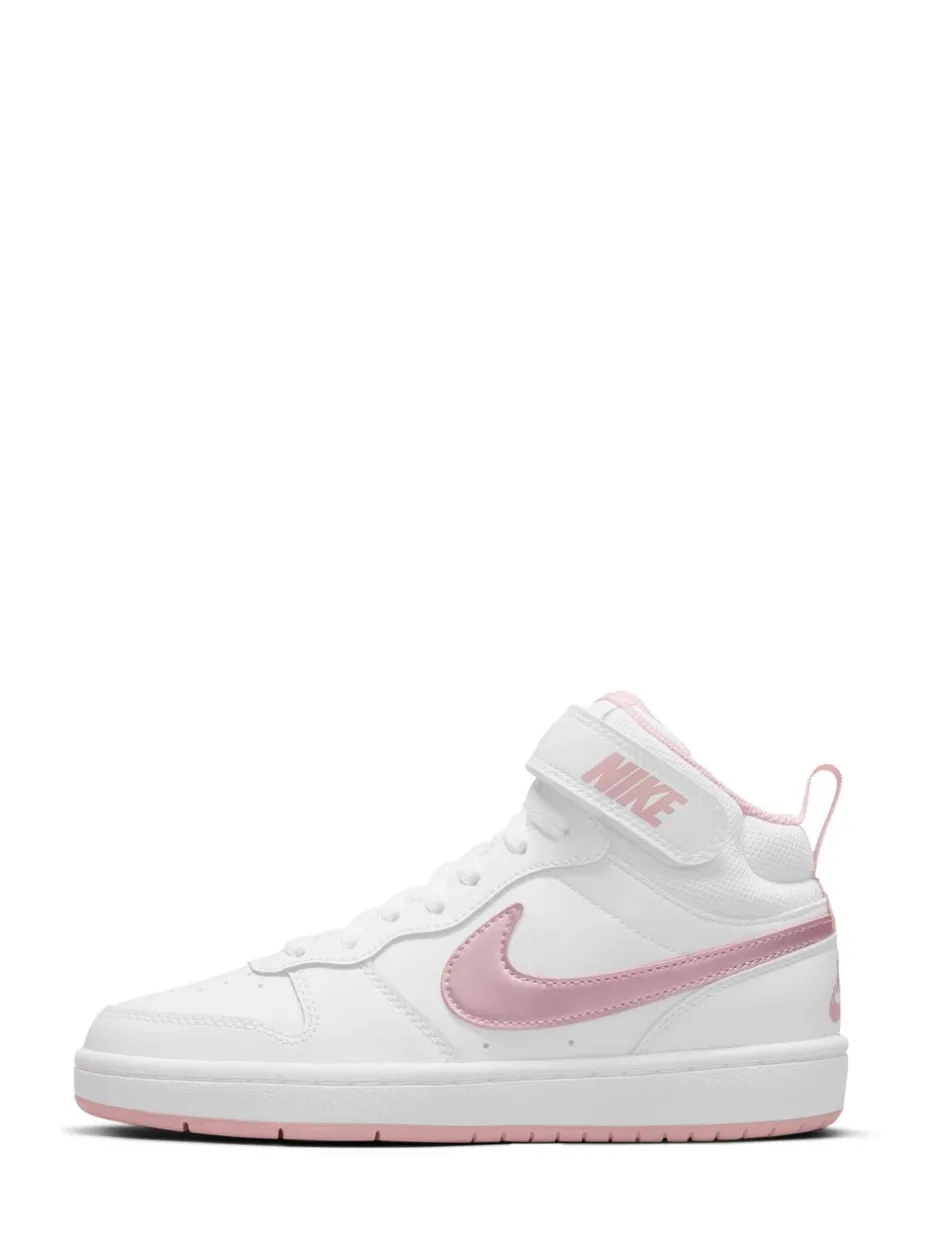 Sneakers|Sneakers*Nike Wit-roze glazuur - Court Borough Mid sneakers voor jeugd