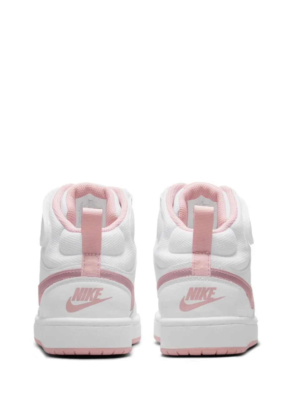 Sneakers|Sneakers*Nike Wit-roze glazuur - Court Borough Mid sneakers voor jeugd