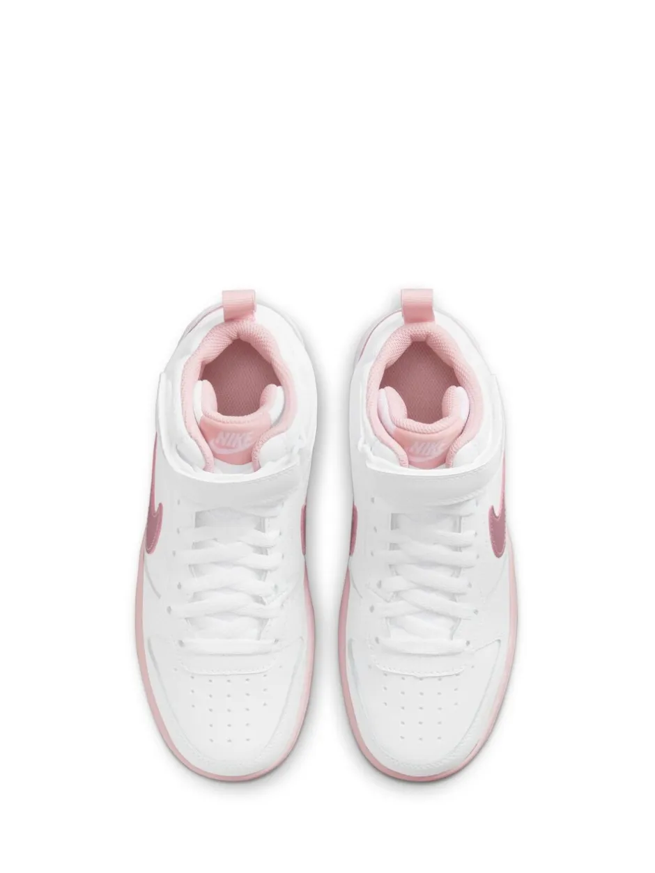 Sneakers|Sneakers*Nike Wit-roze glazuur - Court Borough Mid sneakers voor jeugd