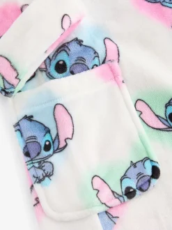 Kamerjassen|Next Wit/roze/blauw - Lilo & Stitch badjas (3-16jr)