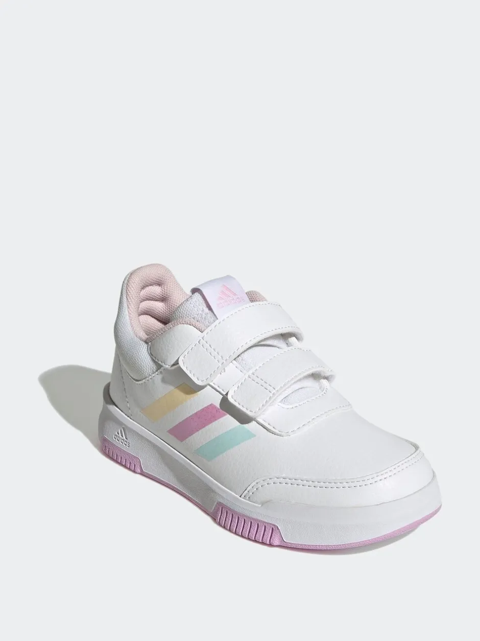 Sneakers|Sneakers*adidas - Tensaur kindersneakers met klittenbandsluiting Wit/Roze/Meerkleurig
