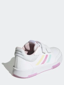 Sneakers|Sneakers*adidas - Tensaur kindersneakers met klittenbandsluiting Wit/Roze/Meerkleurig