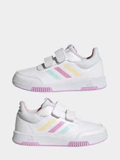 Sneakers|Sneakers*adidas - Tensaur kindersneakers met klittenbandsluiting Wit/Roze/Meerkleurig