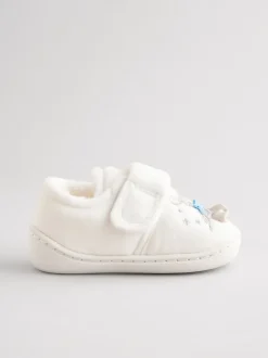 Pantoffels*Next - Gezellige pantoffels met voering en omgevende zool Witte feeënmuis