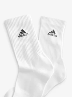Sportkleding|Sokken|adidas - Verpakking van 6 zachte crew sokken Wit/zwart