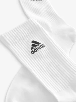 Sportkleding|Sokken|adidas - Verpakking van 6 zachte crew sokken Wit/zwart