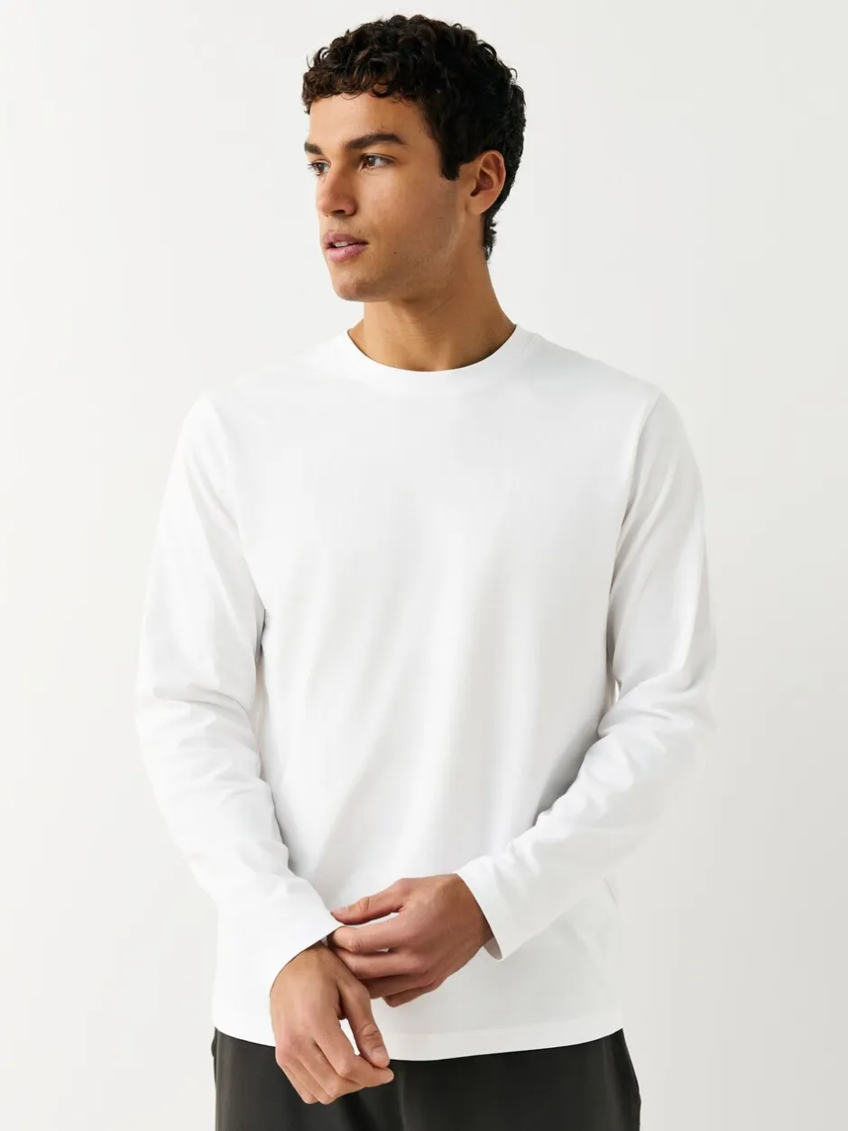 Ondergoed|Ondergoed*Next - Set van 5 T-shirts met lange mouwen en laagjes Wit/zwart/grijs/marineblauw