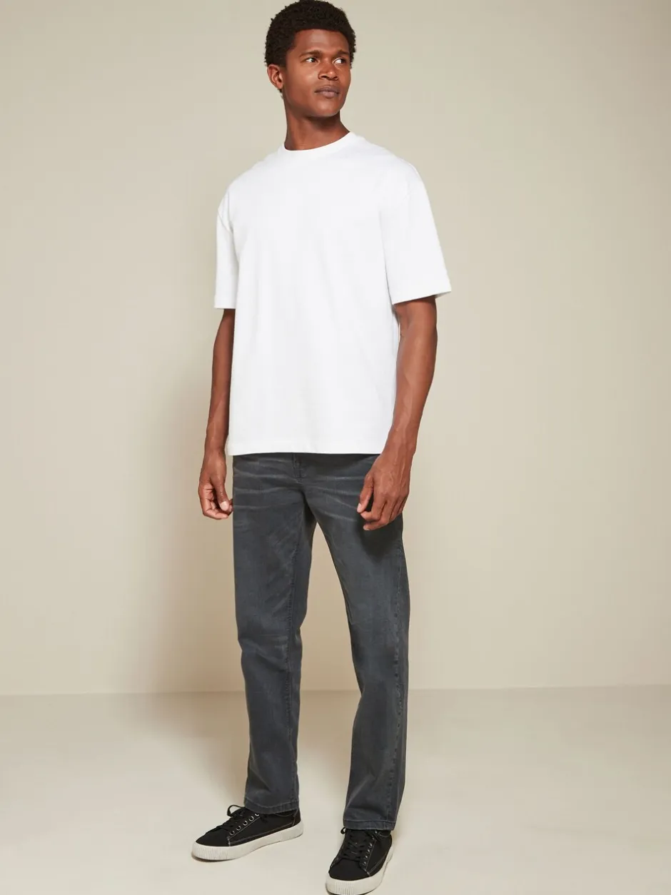 T-Shirts En Hemden*Next Wit/zwart/marineblauw - Relaxed fit - Verpakking van 3 T-shirts van zware stof