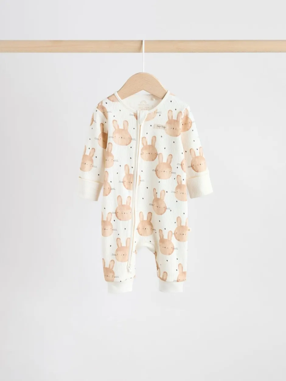 Multipacks|Babypakjes En Babypyjama's*Next Yellow Easter Character - Verpakking van 3 babyslaappakjes met tweewegrits (0 mnd - 3 jr)