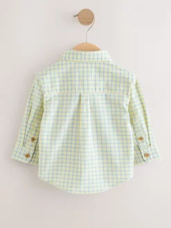 Shirts|Next Yellow Gingham Character - Oxford-overhemd met lange mouwen (3 mnd-7 jr)