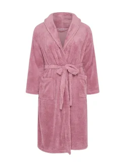 Badjassen*Yours Curve Fluffy Shawl Collar Robe