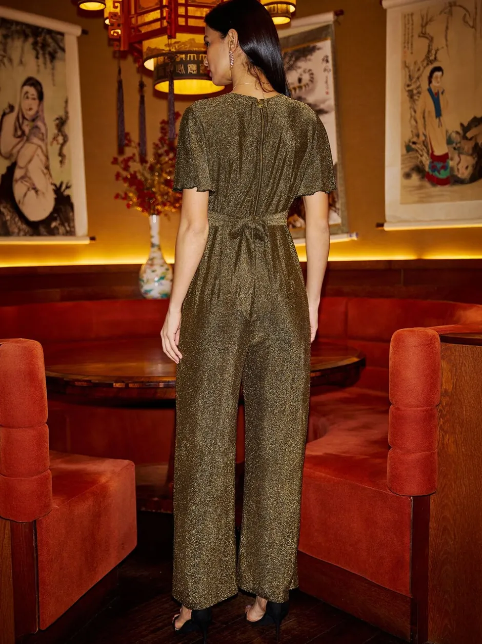 Jumpsuits En Playsuits|Yumi Sparkle Stretch Jumpsuit