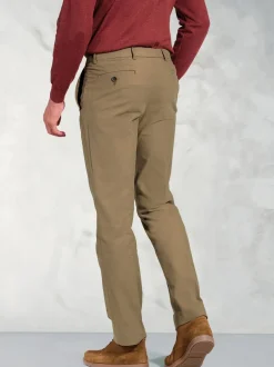 Formele Broek*Brook Taverner - Brushed Cord Trousers Zand