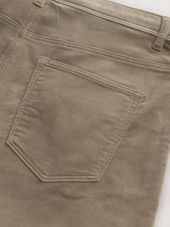 Broeken En Chino's*Next - Motionflex Corduroy Stretch Trousers Zand